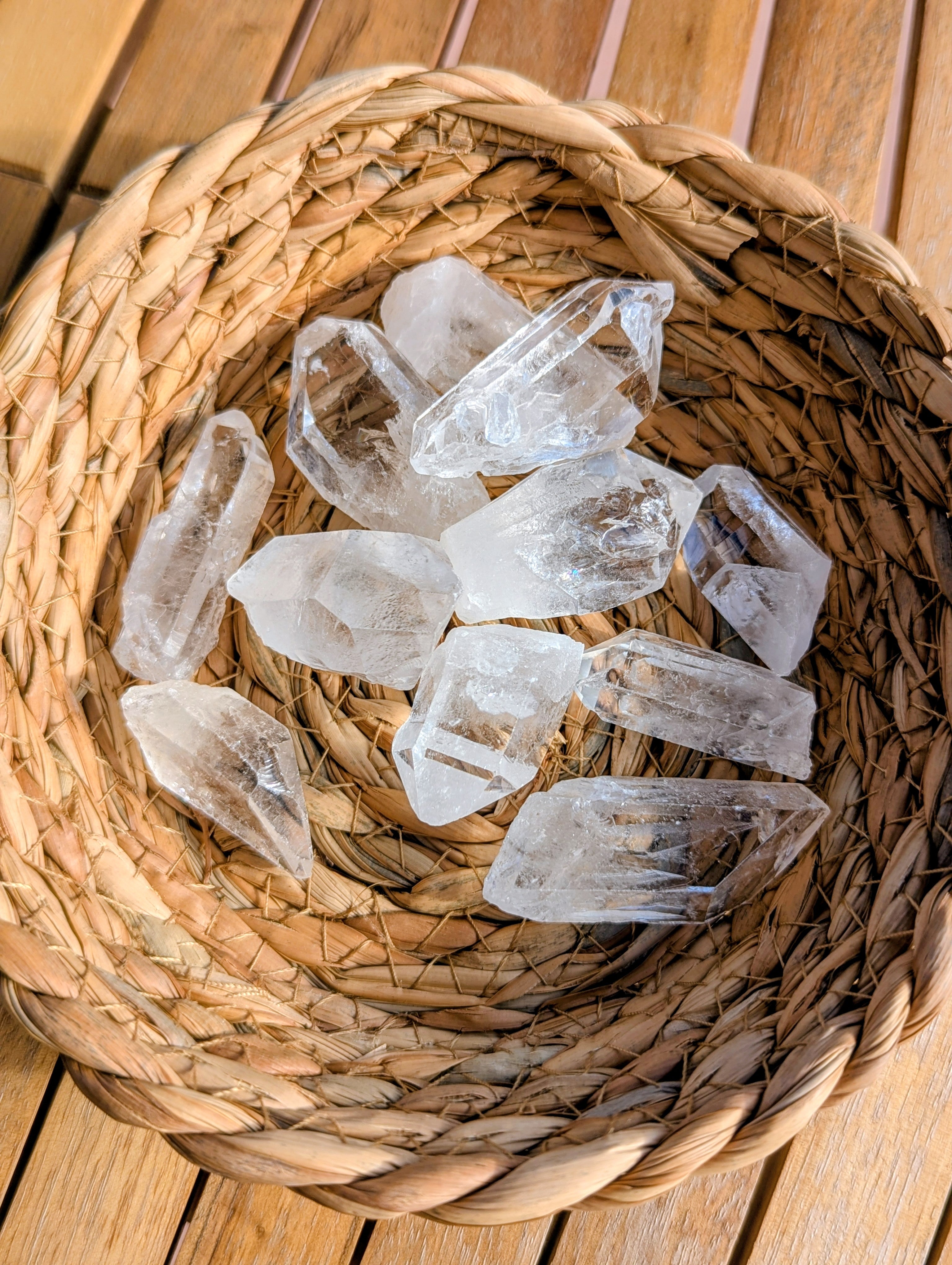 Clear Quartz Raw Crystal Points 1-2 Inch - AA Grade