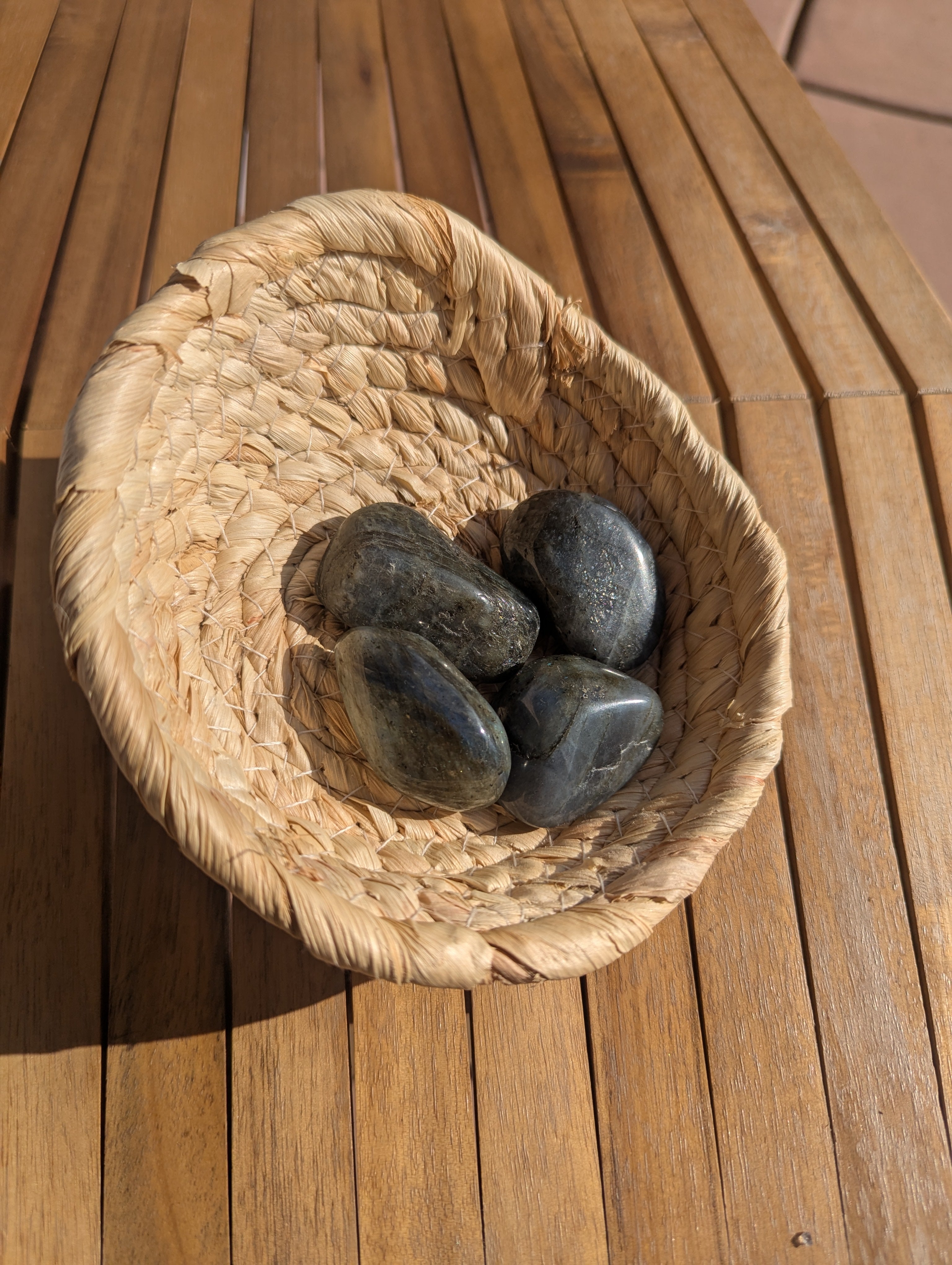 Labradorite Tumbled Stones 1.50-2 Inch - AA Grade