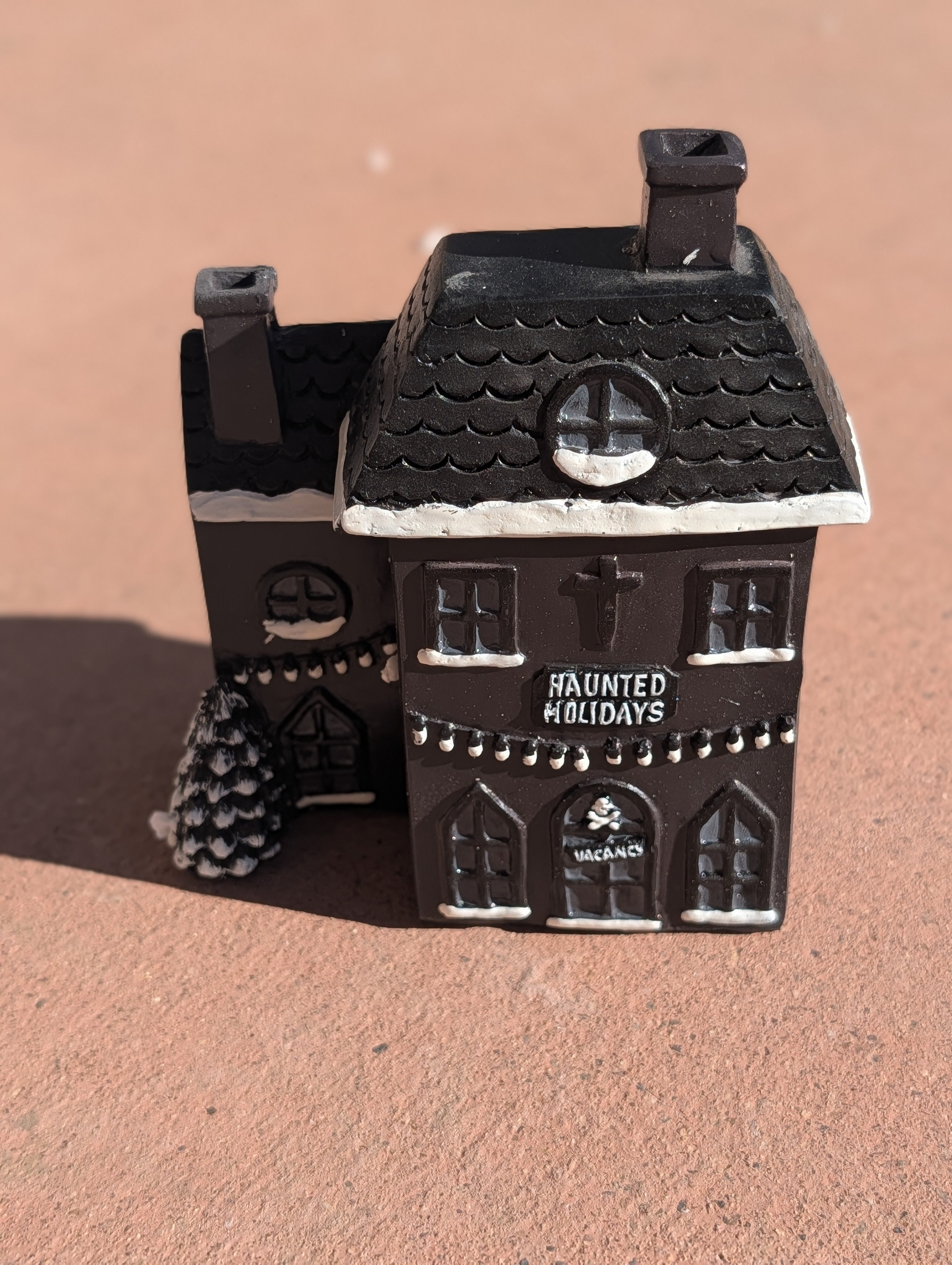 Haunted Holiday House Gothic Christmas Incense Cone Burner