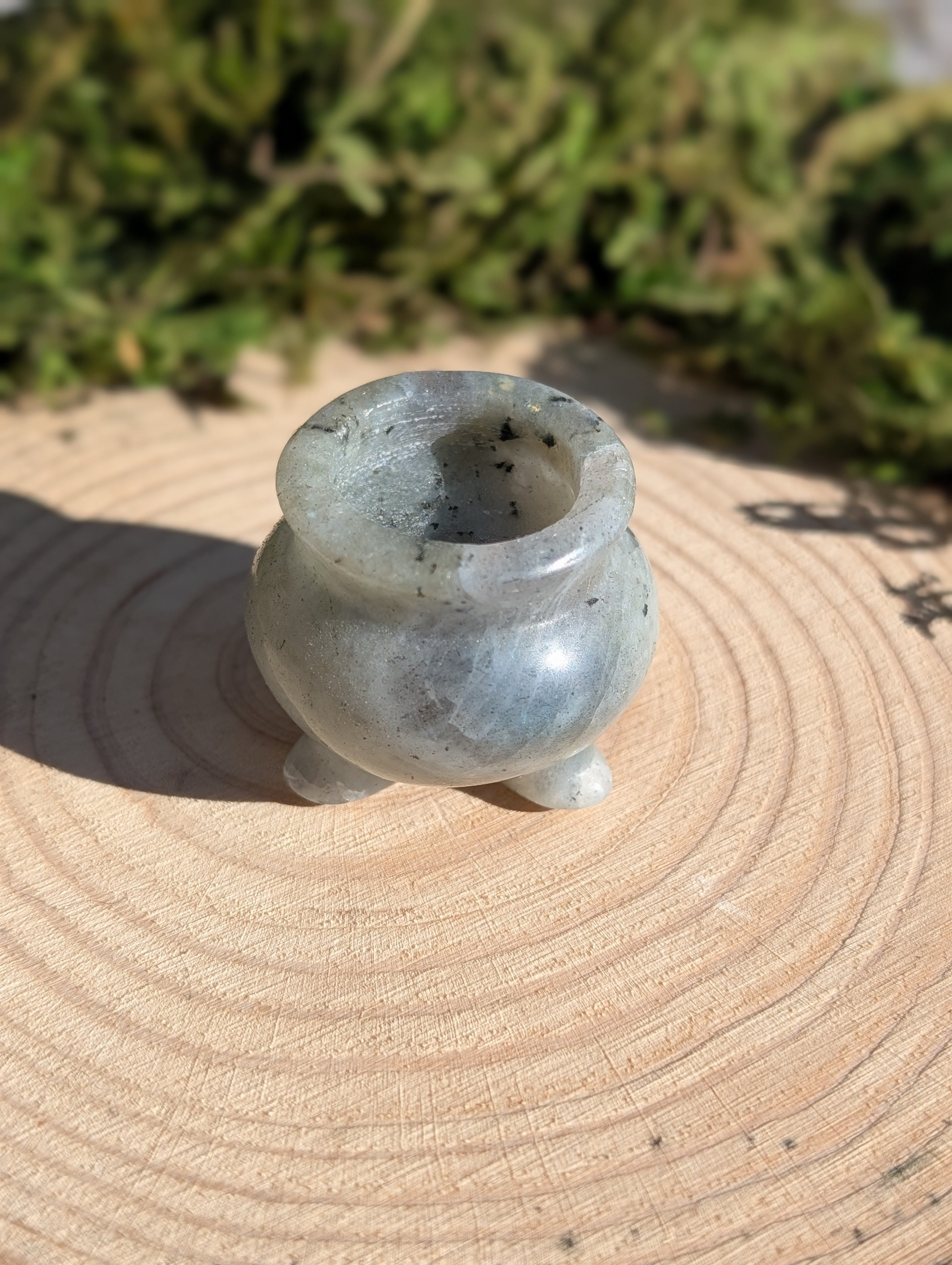 Natural Crystal Incense Burner