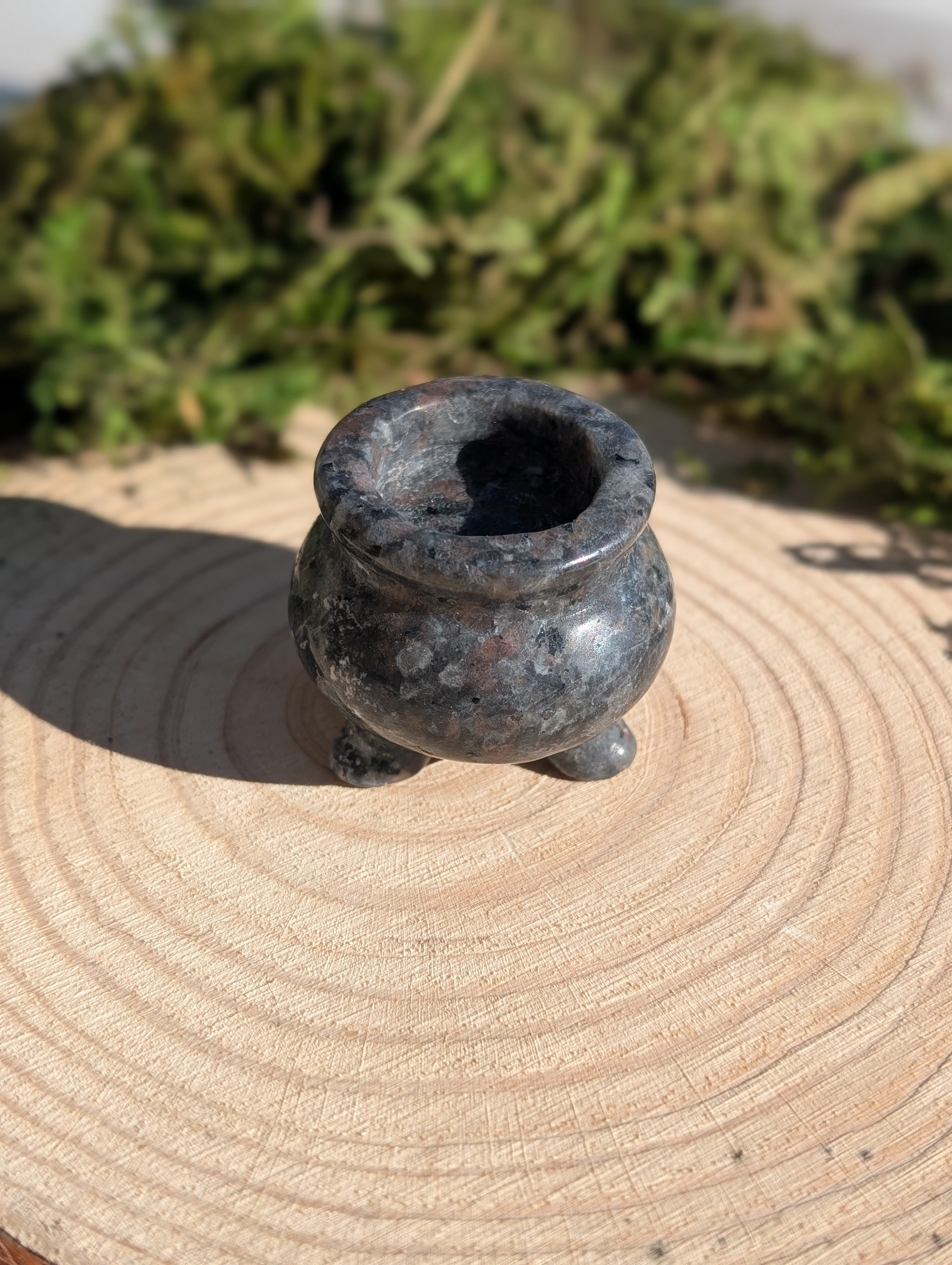 Natural Crystal Incense Burner