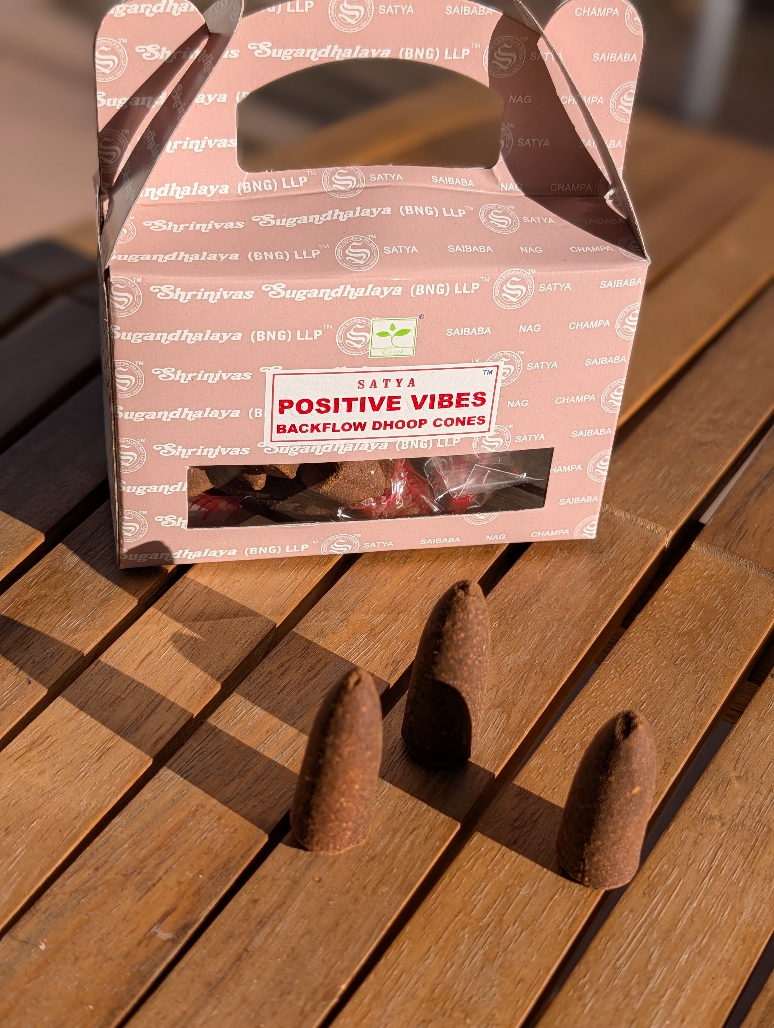 Back Flow Cones - Positive Vibes
